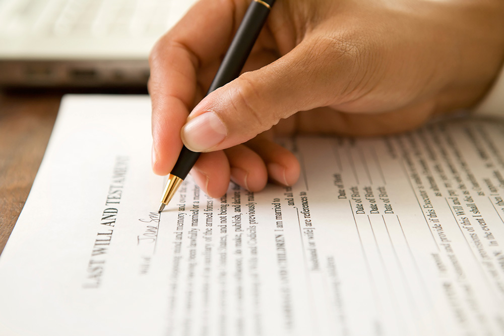 Writing A Will To Secure Future Of Loved Ones